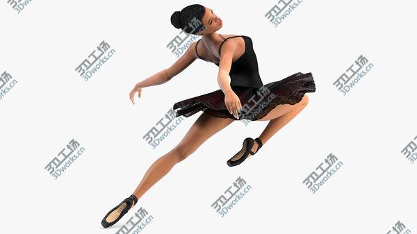 images/goods_img/20210312/Light Skinned Black Ballerina Rigged 3D/1.jpg